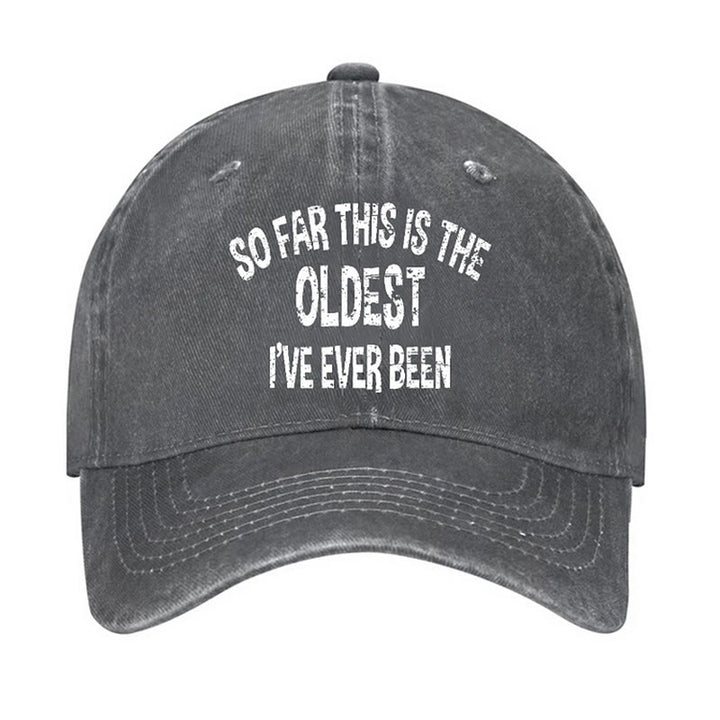 Jusqu'à présent, c'est la plus ancienne casquette de baseball réglable