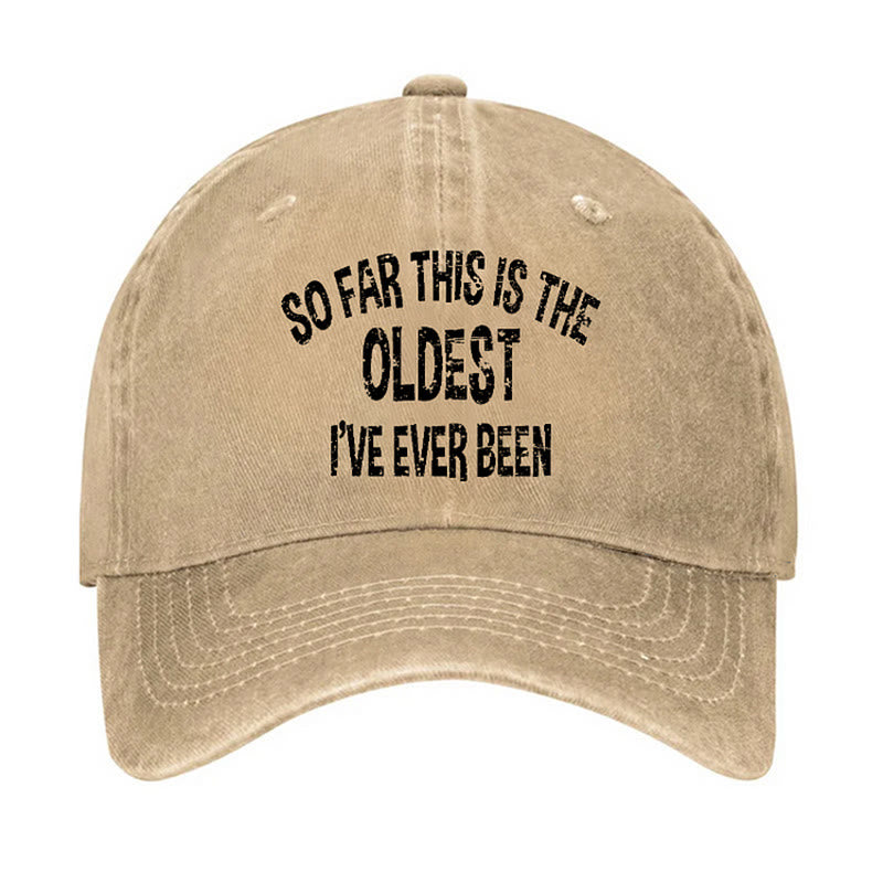 Jusqu'à présent, c'est la plus ancienne casquette de baseball réglable