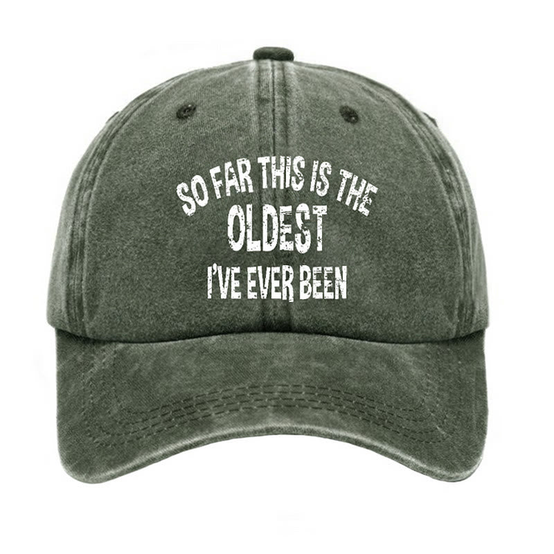 Jusqu'à présent, c'est la plus ancienne casquette de baseball réglable