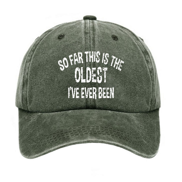 Jusqu'à présent, c'est la plus ancienne casquette de baseball réglable