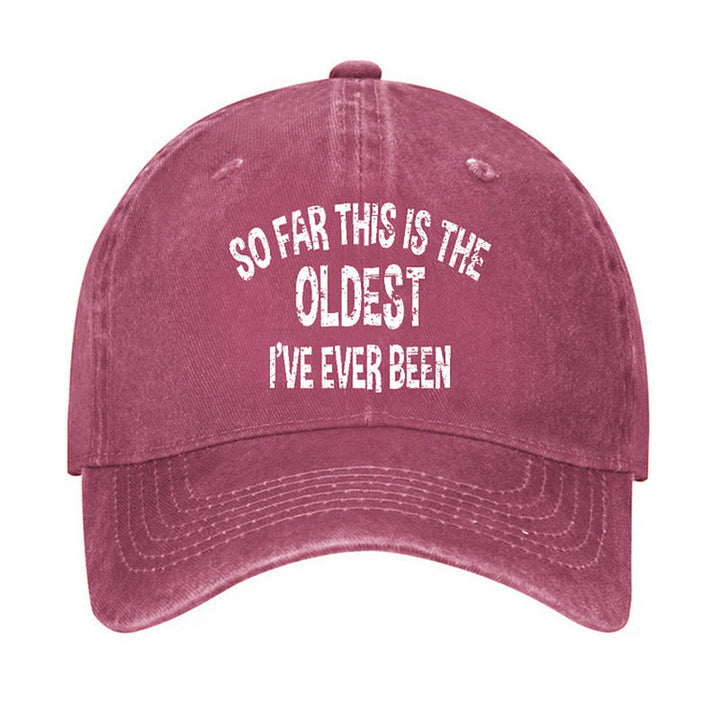 Jusqu'à présent, c'est la plus ancienne casquette de baseball réglable