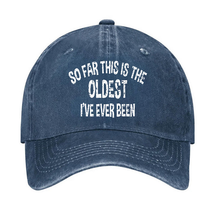 Jusqu'à présent, c'est la plus ancienne casquette de baseball réglable