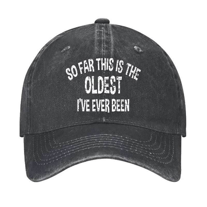 Jusqu'à présent, c'est la plus ancienne casquette de baseball réglable