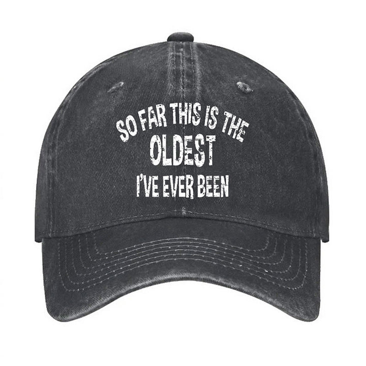 Jusqu'à présent, c'est la plus ancienne casquette de baseball réglable