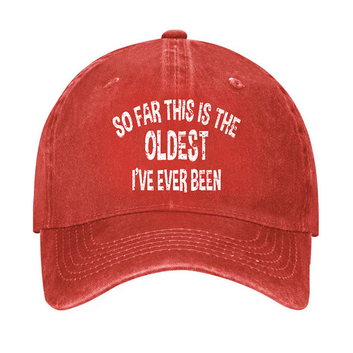 Jusqu'à présent, c'est la plus ancienne casquette de baseball réglable