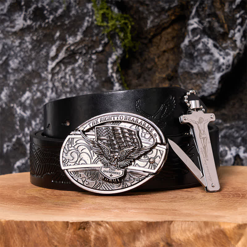 Coffret de bricolage Poker Ace avec couteau caché, boucle de ceinture et briquet Black Ice
