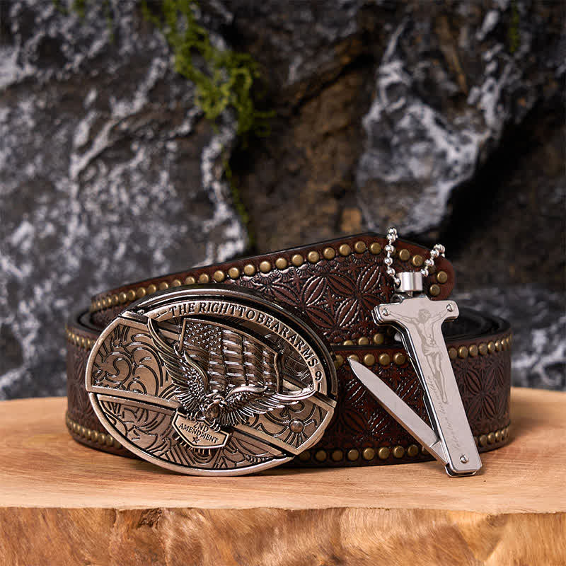 Coffret de bricolage Poker Ace avec couteau caché, boucle de ceinture et briquet Black Ice