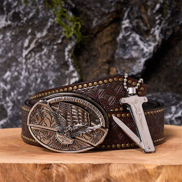 Coffret de bricolage Poker Ace avec couteau caché, boucle de ceinture et briquet Black Ice