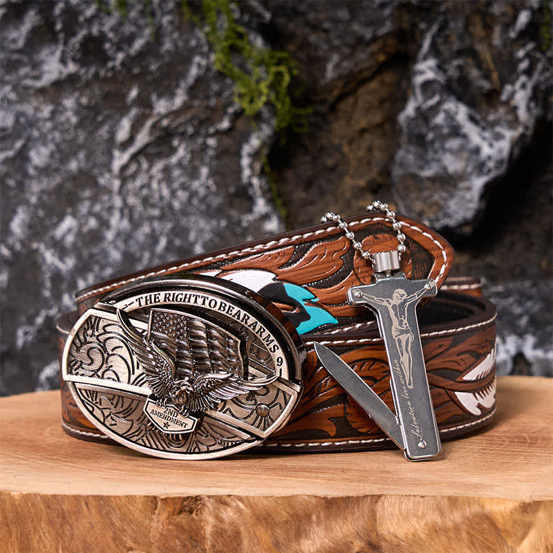 Coffret de bricolage Poker Ace avec couteau caché, boucle de ceinture et briquet Black Ice