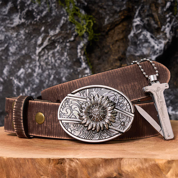 Coffret de bricolage Poker Ace avec couteau caché, boucle de ceinture et briquet Black Ice