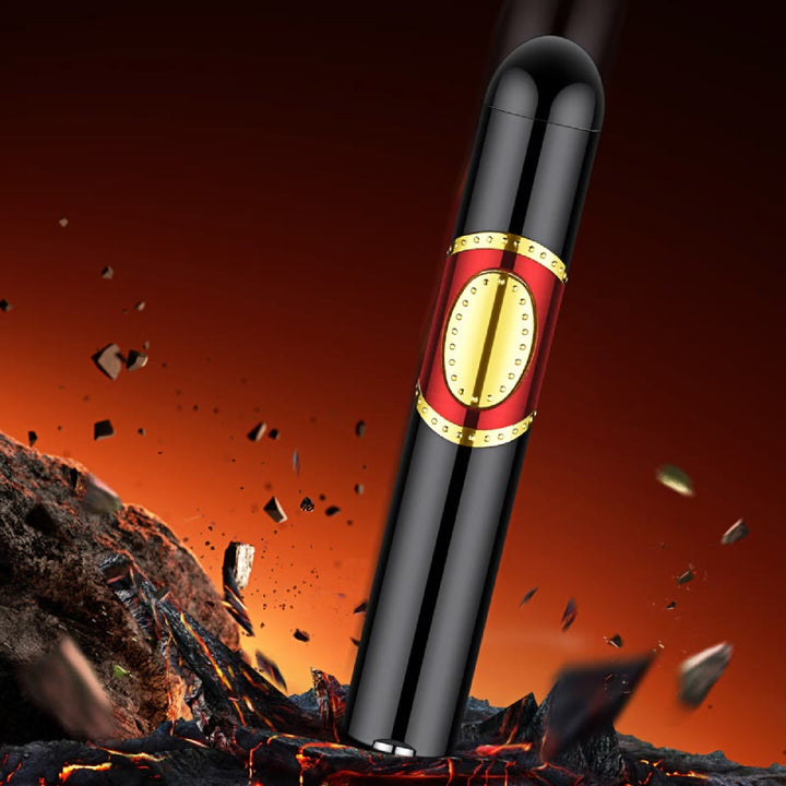Briquet 3 en 1 à triple brûleur avec perforateur et aiguille à cigares intégrés
