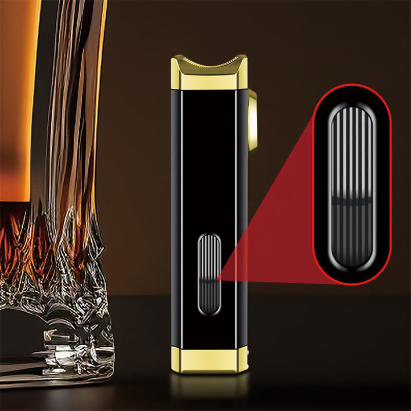 Briquet 3 en 1 à triple brûleur avec coupe-cigare intégré