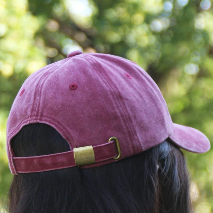 Casquette de baseball réglable avec impression de texte personnalisée