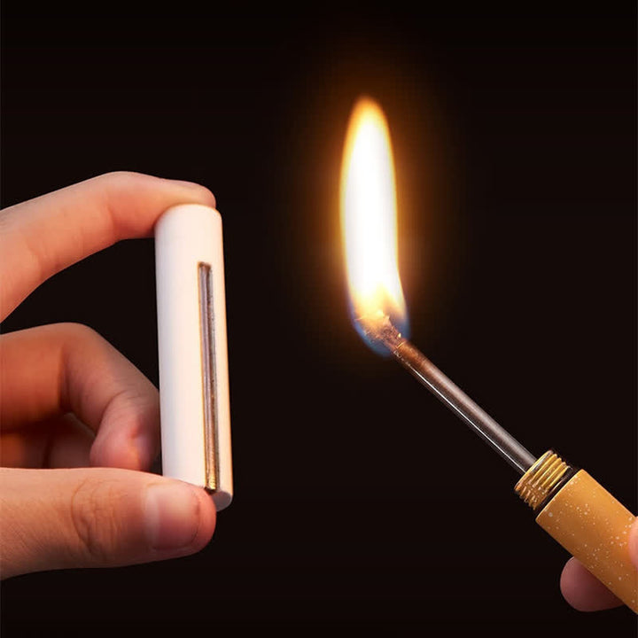 Mini briquet à kérosène créatif en forme d'allumette en forme de cigarette