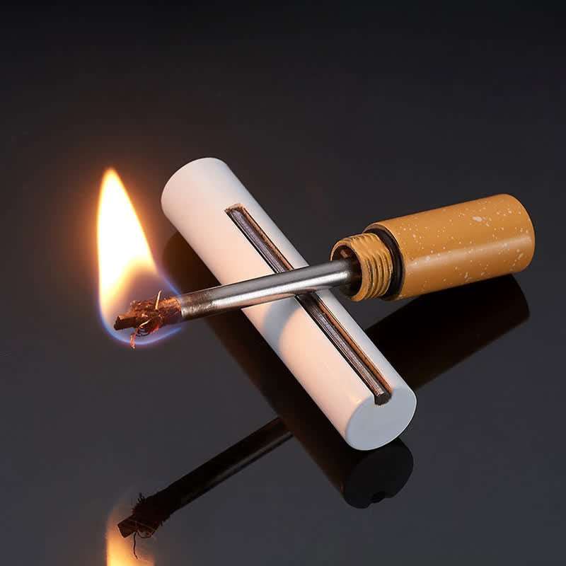 Mini briquet à kérosène créatif en forme d'allumette en forme de cigarette