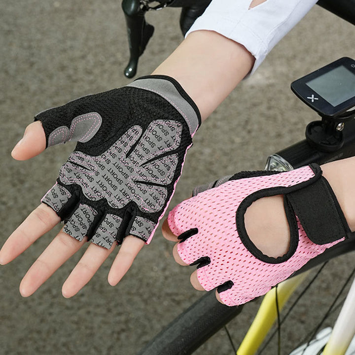 Gants de cyclisme, d'haltérophilie et de gymnastique légers et respirants sans doigts