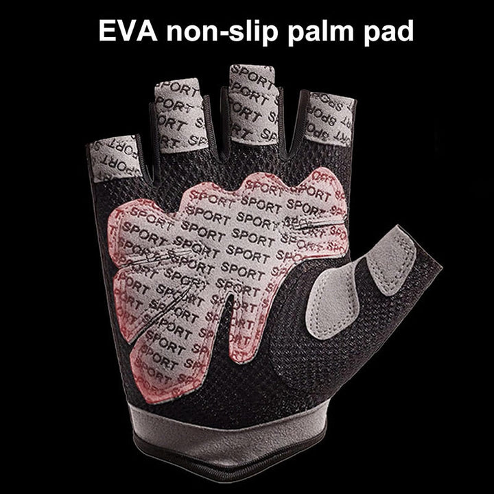 Gants de cyclisme, d'haltérophilie et de gymnastique légers et respirants sans doigts