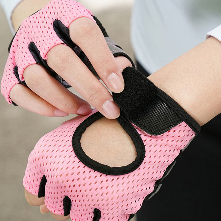 Gants de cyclisme, d'haltérophilie et de gymnastique légers et respirants sans doigts