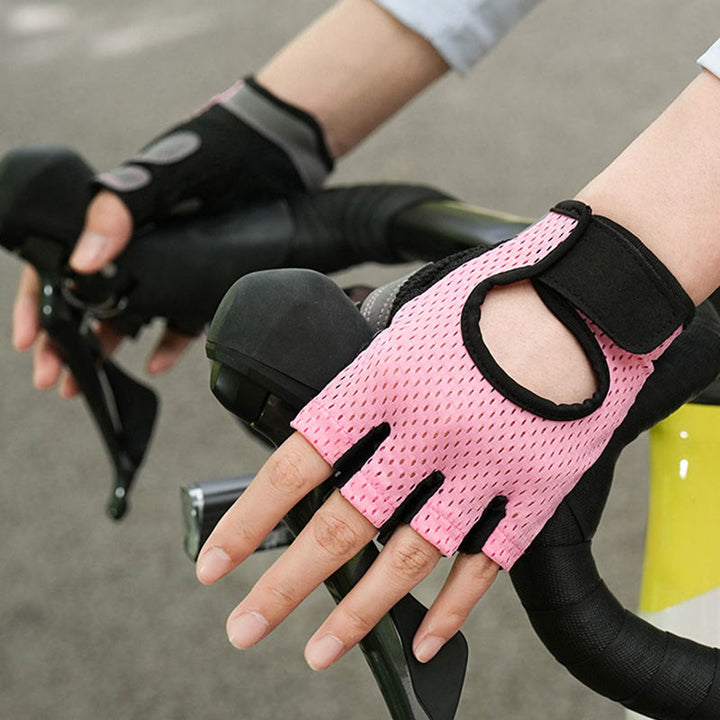 Gants de cyclisme, d'haltérophilie et de gymnastique légers et respirants sans doigts