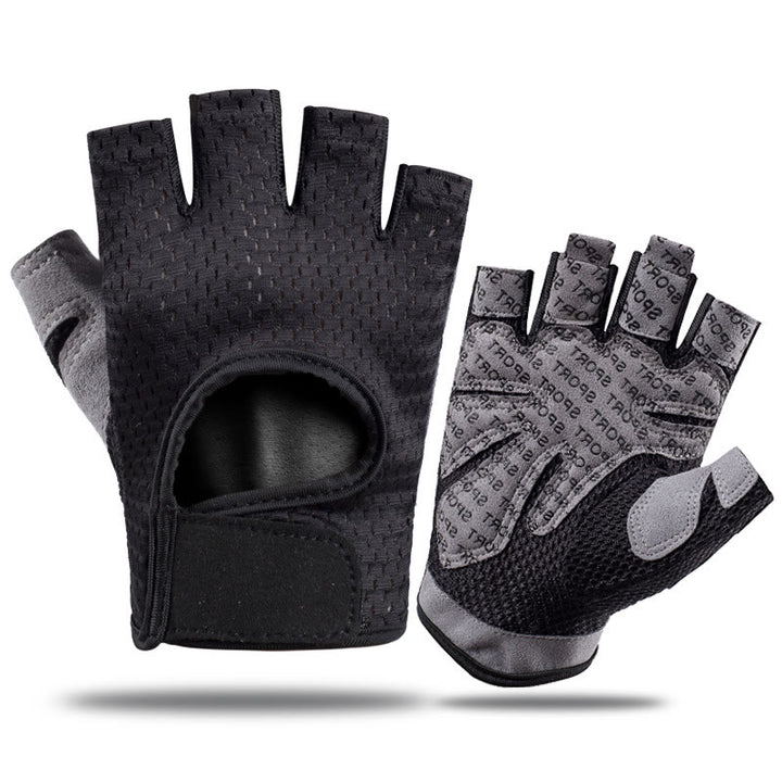 Gants de cyclisme, d'haltérophilie et de gymnastique légers et respirants sans doigts