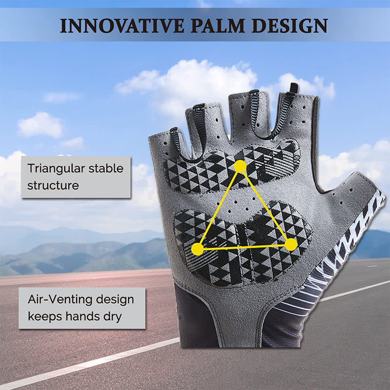 Gants de sport antidérapants et respirants sans doigts
