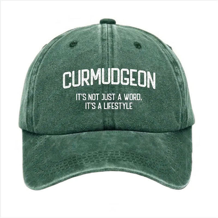 Casquette de baseball ajustable Curmudgeon Is A Lifestyle