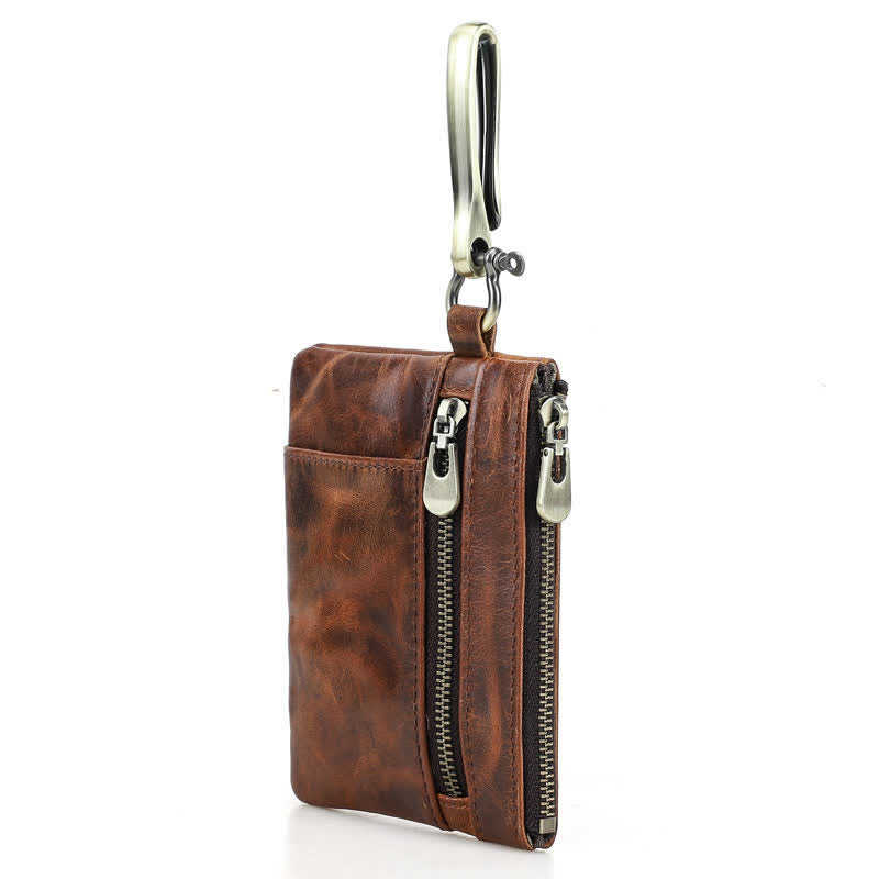 Sac à outils fonctionnel en cuir avec grande boucle à crochet - image 10