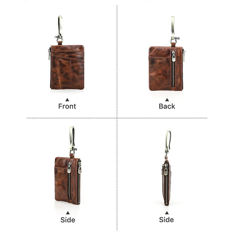 Sac à outils fonctionnel en cuir avec grande boucle à crochet - image 12