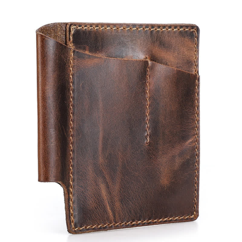 Sac ceinture organiseur de poche rétro en cuir EDC - image 10