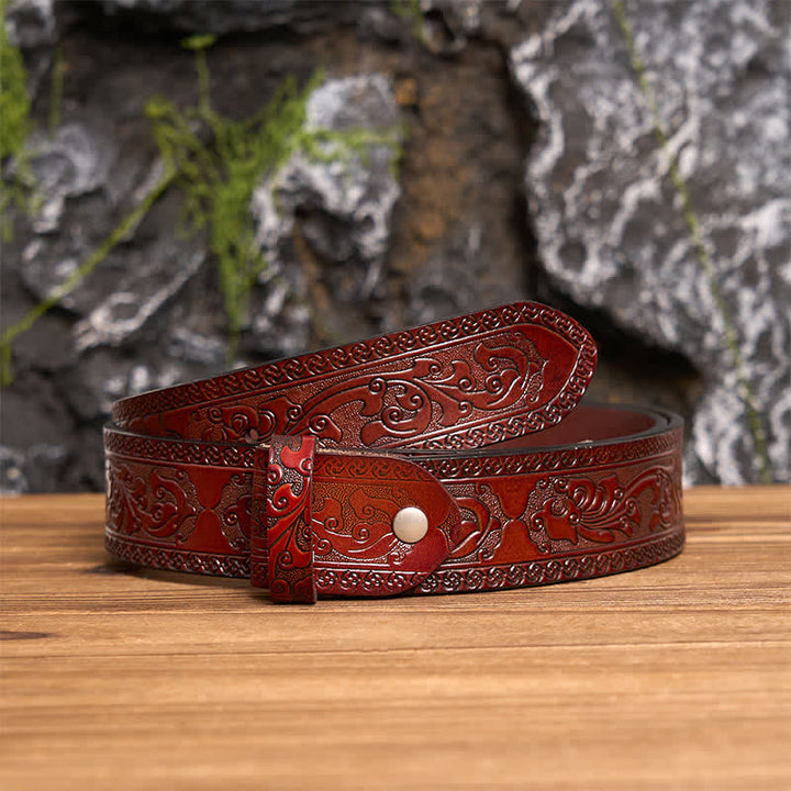 Ceinture en cuir avec boucle initiale rétro noire dorée - Z - Ceinture marron sculptée (40) - image 3