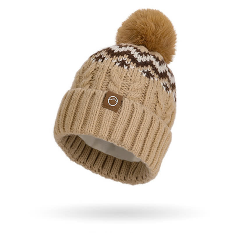 Ensemble de 3 pièces de style minimaliste, chapeau, cache-cou, gants - image 2