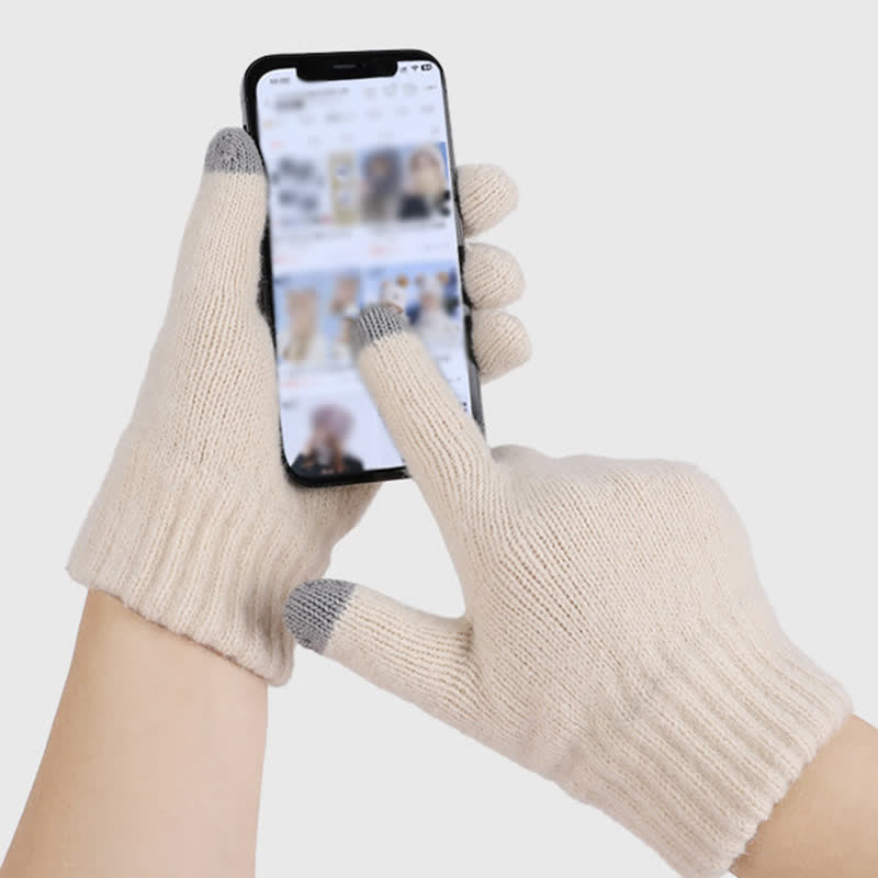 Ensemble de 3 pièces de style minimaliste, chapeau, cache-cou, gants - image 6