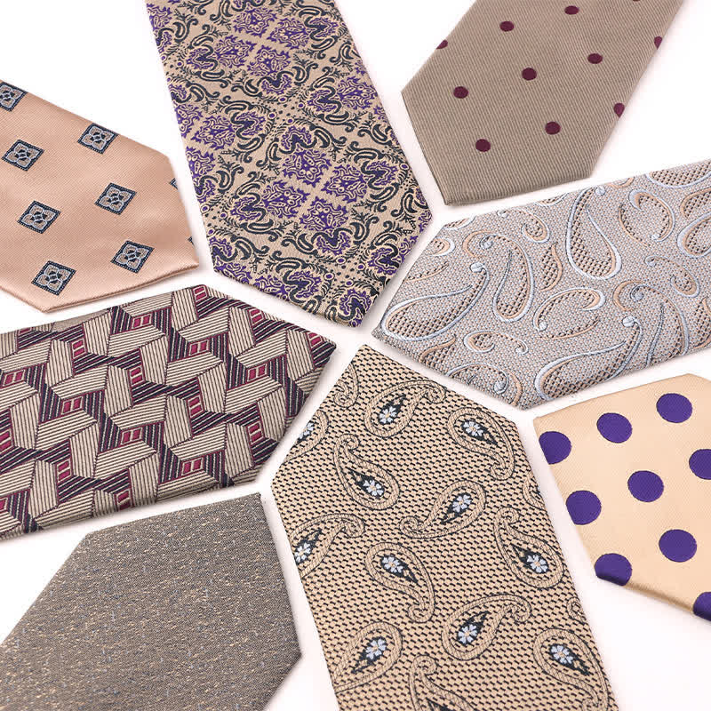 Cravate pour homme de la série British Khaki Champagne