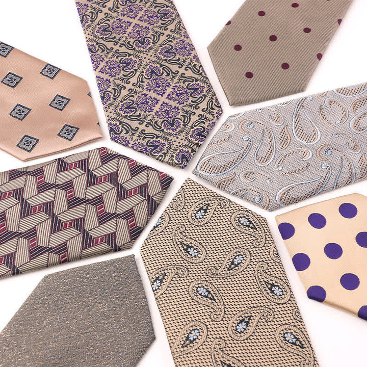 Cravate pour homme de la série British Khaki Champagne