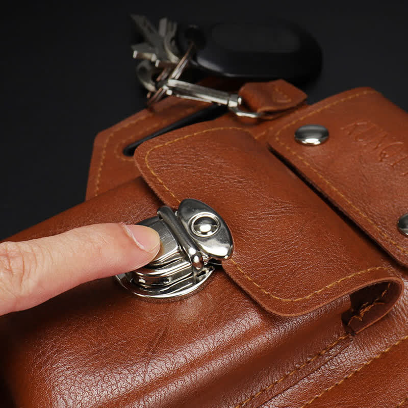 Sac ceinture multifonction à bouton magnétique pour le sport et les voyages