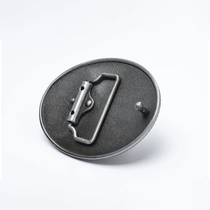 Ceinture en cuir de luxe pour homme avec drapeau américain et aigle