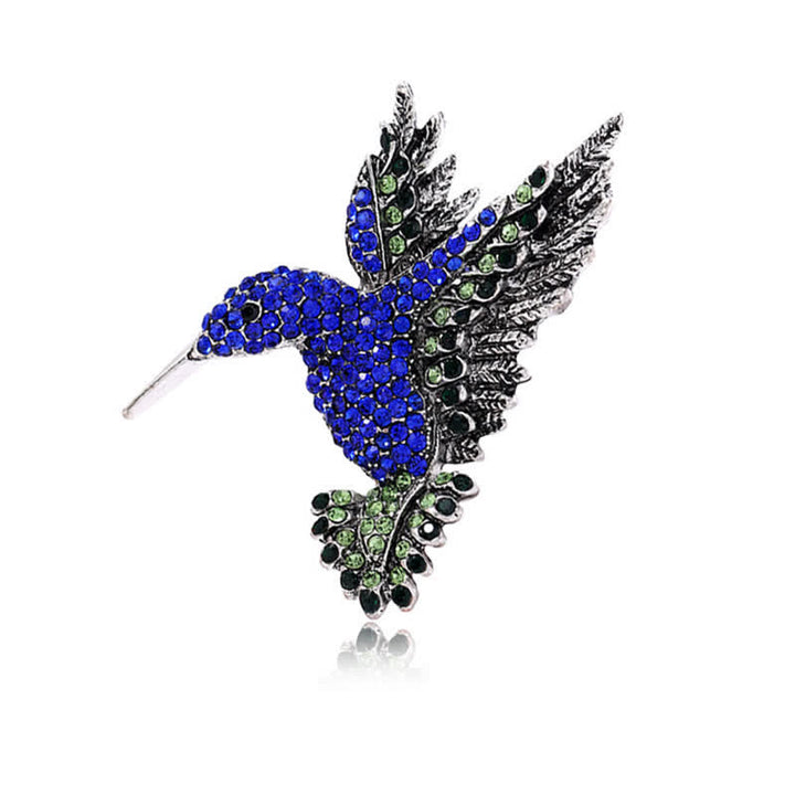Broche Colibri Strass Femme