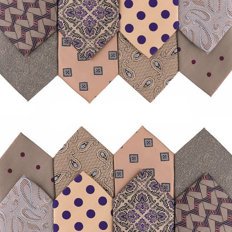 Cravate pour homme de la série British Khaki Champagne