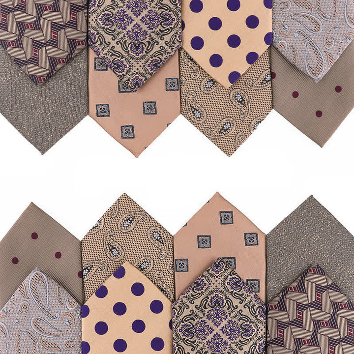 Cravate pour homme de la série British Khaki Champagne