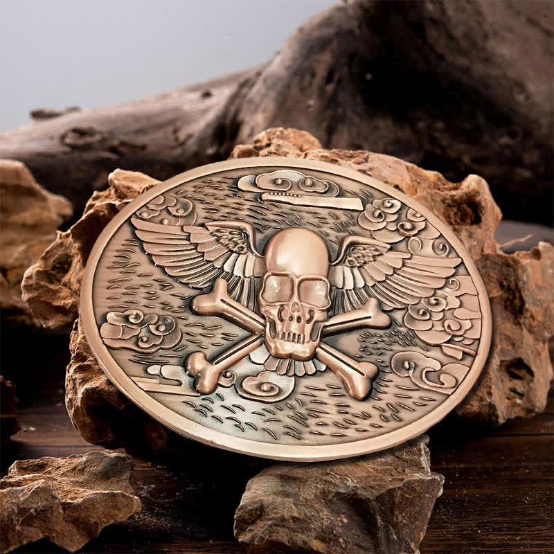 Ceinture en cuir avec boucle créative pour porte-bière en forme d'ange et de crâne pour homme