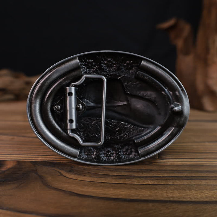 Ceinture en cuir avec boucle en pierre turquoise pour chapeau de cowboy DIY pour homme