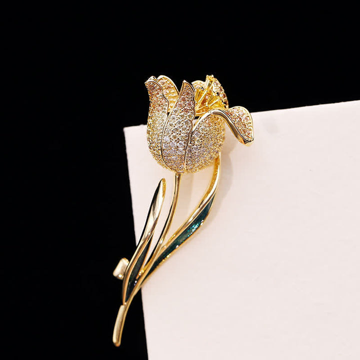 Broche Tulipe Deep Love pour femme