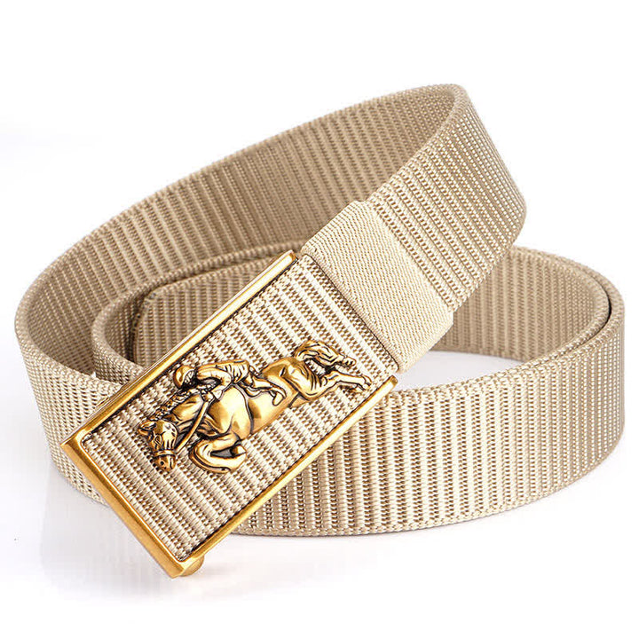 Ceinture d'équitation en nylon pour homme