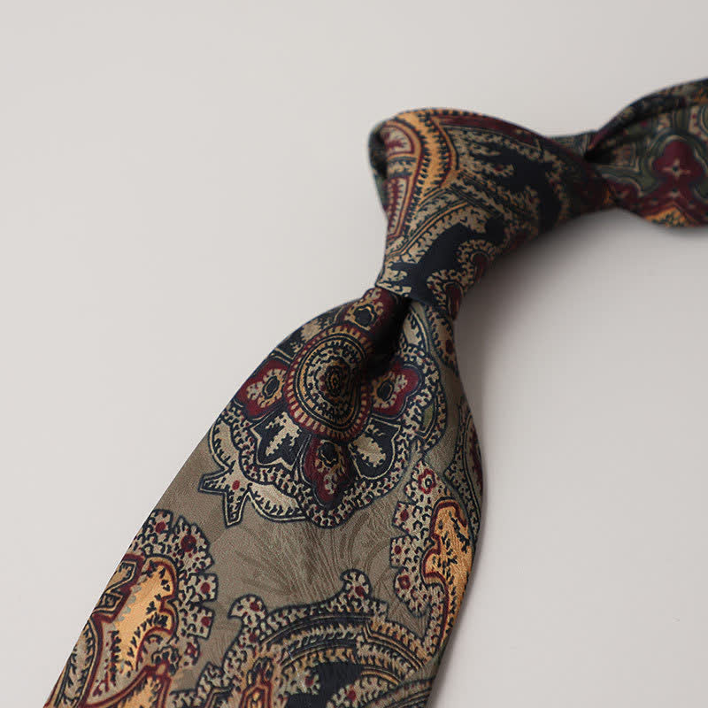 Cravate pour homme avec peinture abstraite classique