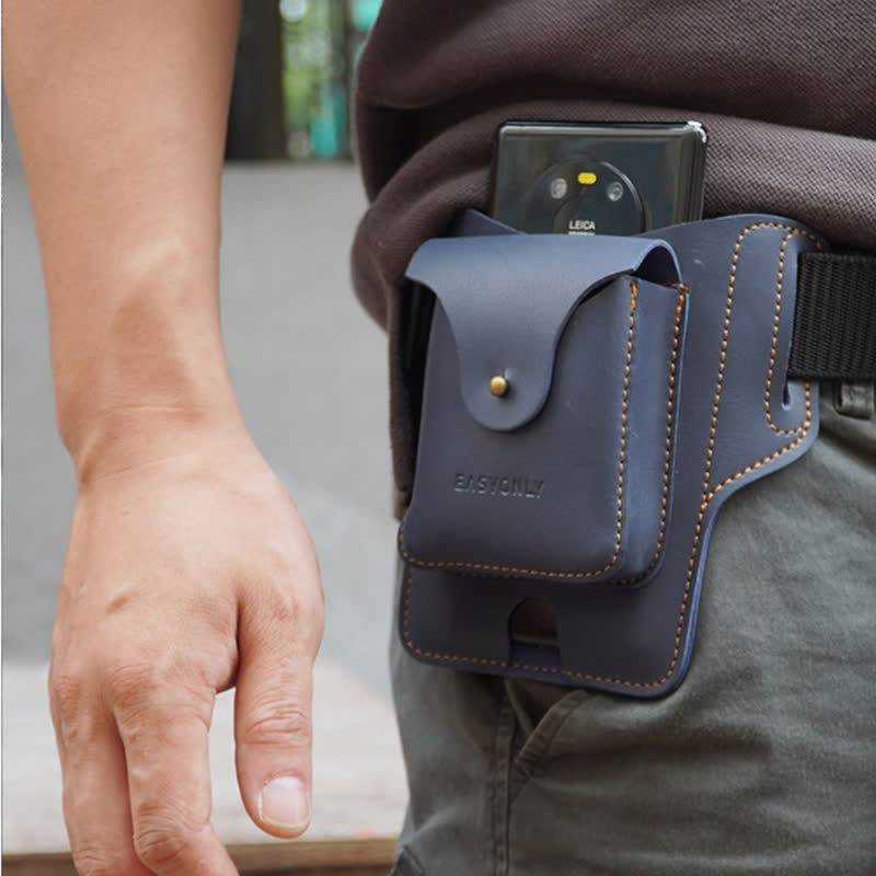 Sac banane en cuir pour téléphone portable