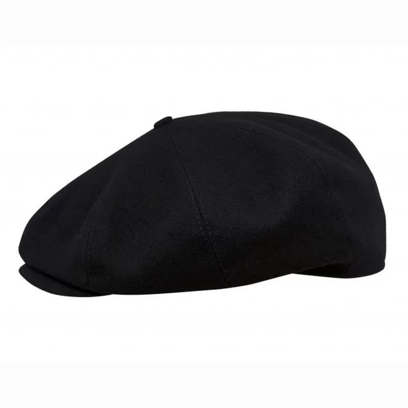 Casquette béret octogonale noire Peaky Blinders
