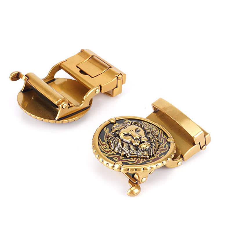 Ceinture pratique en nylon à motif tête de lion pour homme - image 7