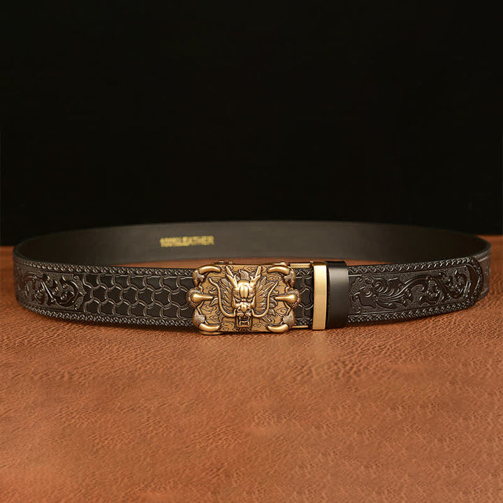 Ceinture en cuir Mighty Dragon Claw pour homme