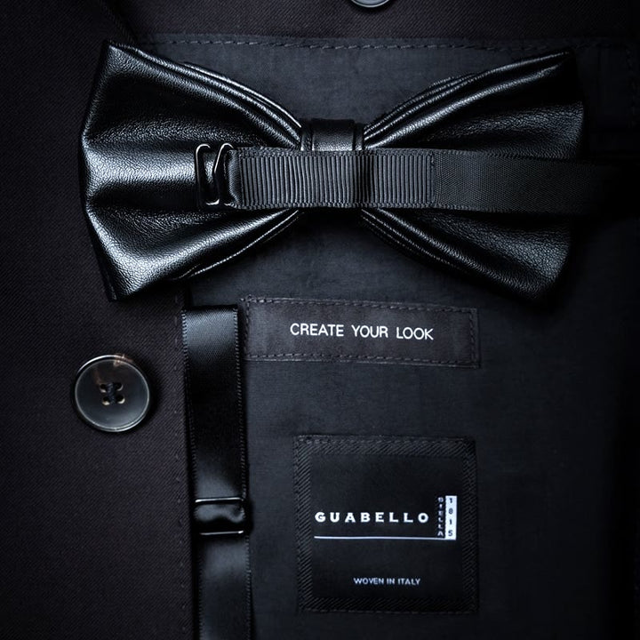 Nœud papillon en plumes de queue de pinson orange vif avec épingle à revers