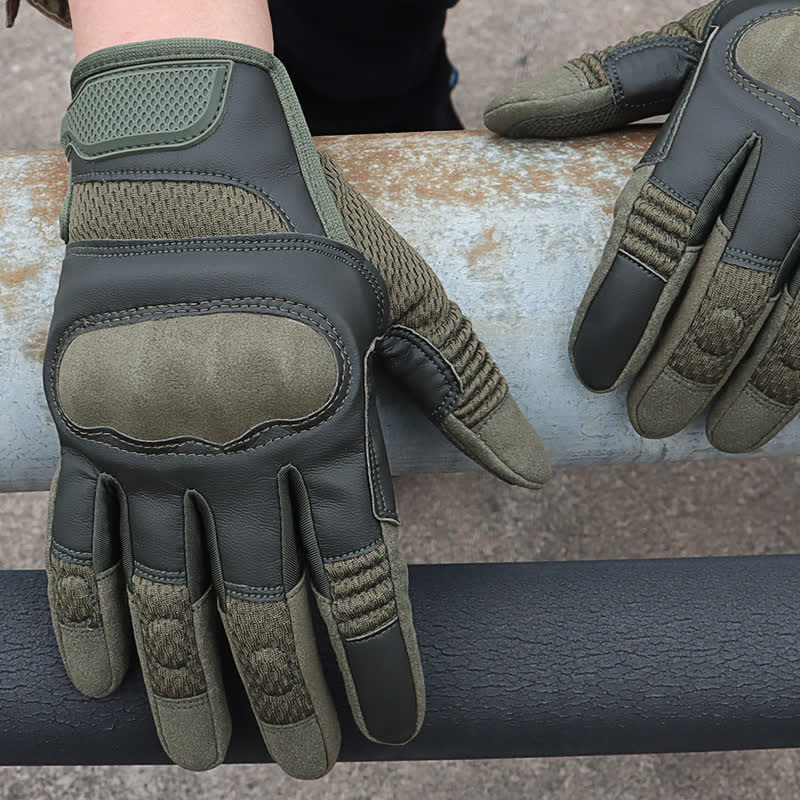 Gants tactiques en caoutchouc à jointures dures pour écran tactile